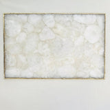 Large White Crystal Agate Cheese Platter/Tray/Personalised Momentos/Sign Boards