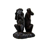 Monkeys Hear No Evil, Speak No Evil, See No Evil Sculpture