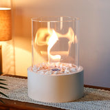 11“H Large Tabletop Fire Bowl Pot Fireplace