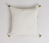 Handwoven Solid Mustard Cushion cover