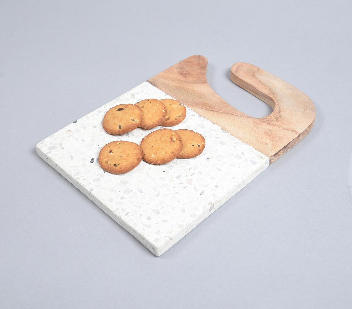 Hand Cut Terrazzo & Acacia Wood Chopping Board